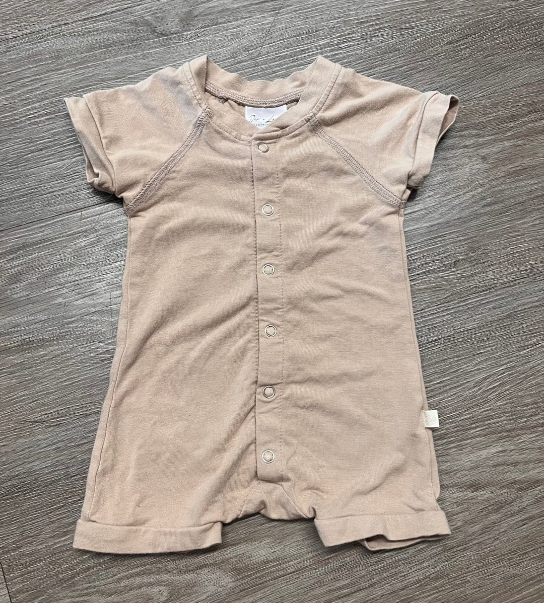 Jax &amp; Lennon Snap Up Shorts Romper – 0-6 Months - Nest and Sprout-Consignment
