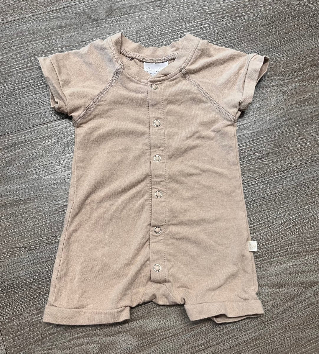 Jax & Lennon Snap Up Shorts Romper – 0-6 Months - Nest and Sprout-Consignment