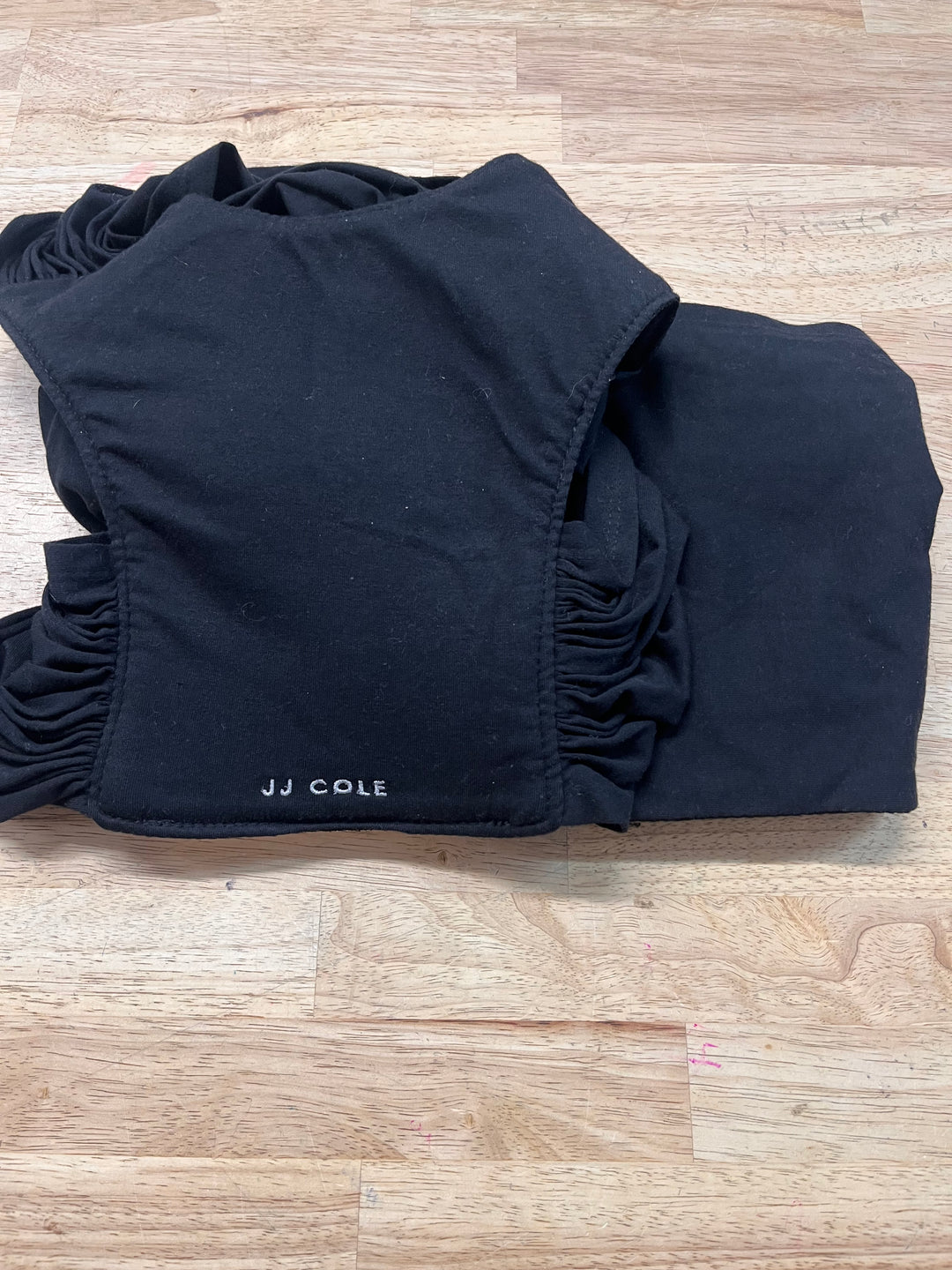 JJ Cole Stretchy Carrier – O/S | Black | Crossover | Separate Wrap Piece