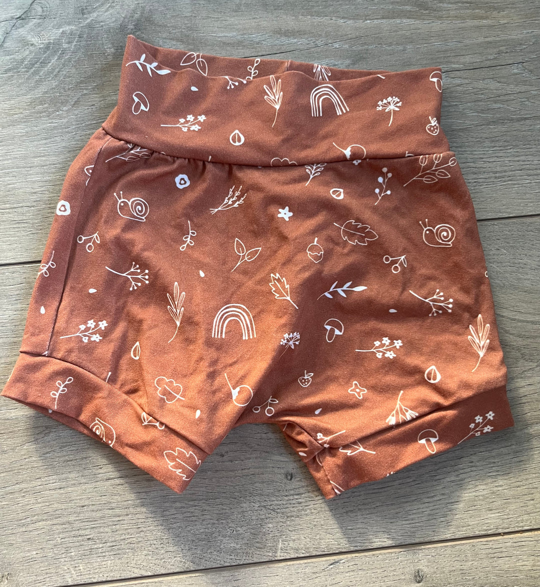 Gro by Zo Shorts – 4T | Brown | Boho Print