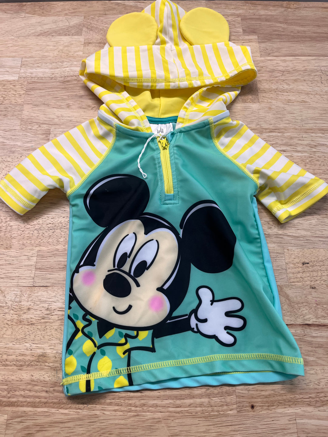 Disney Baby Mickey Mouse Hooded Rash Guard – 18-24 Months
