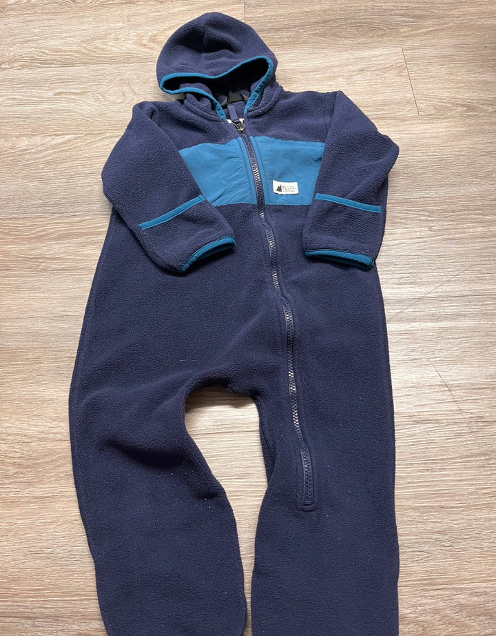 MEC Fleece Bunting Suit – 18 Months | Navy | Button Up