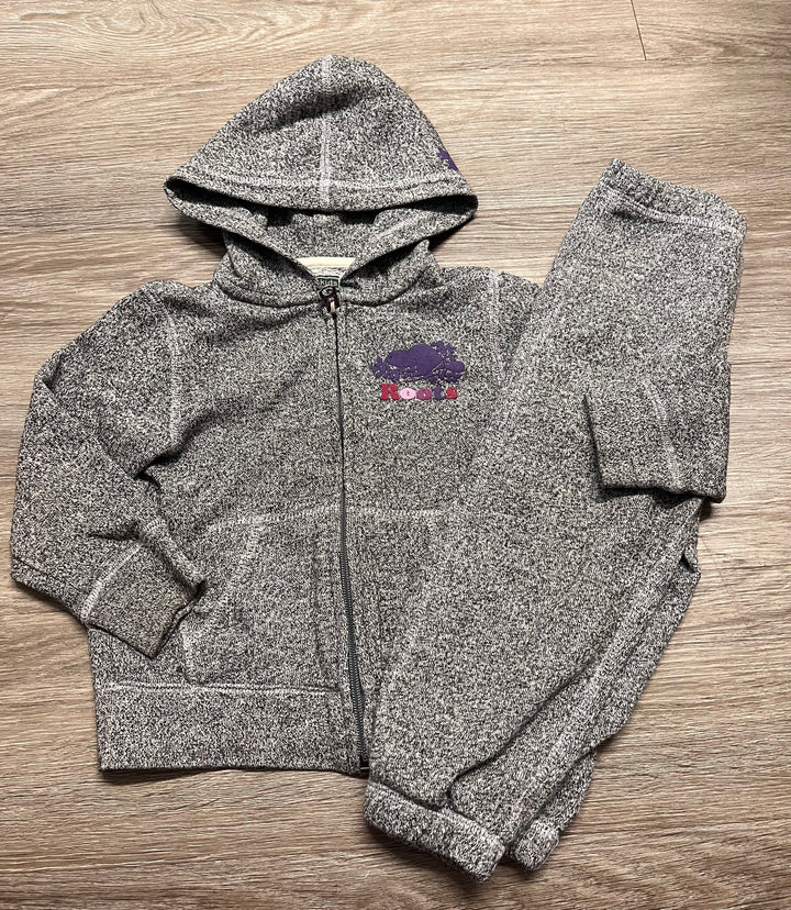 Roots Sweatshirt – 3T | Charcoal Grey | Purple Roots Logo