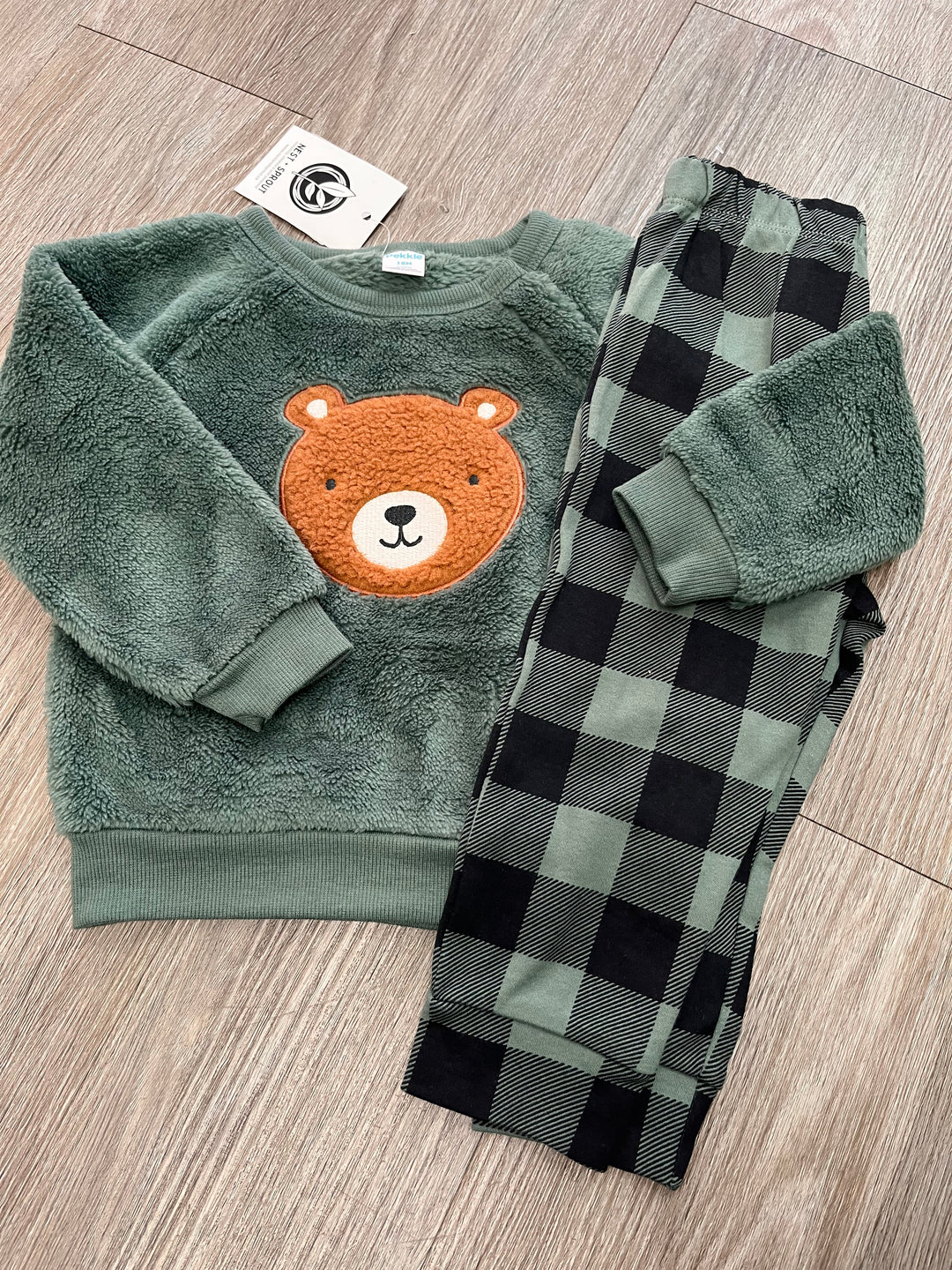 Pekkle Two Piece Sweatshirt and Pants Outfit – 18 Months