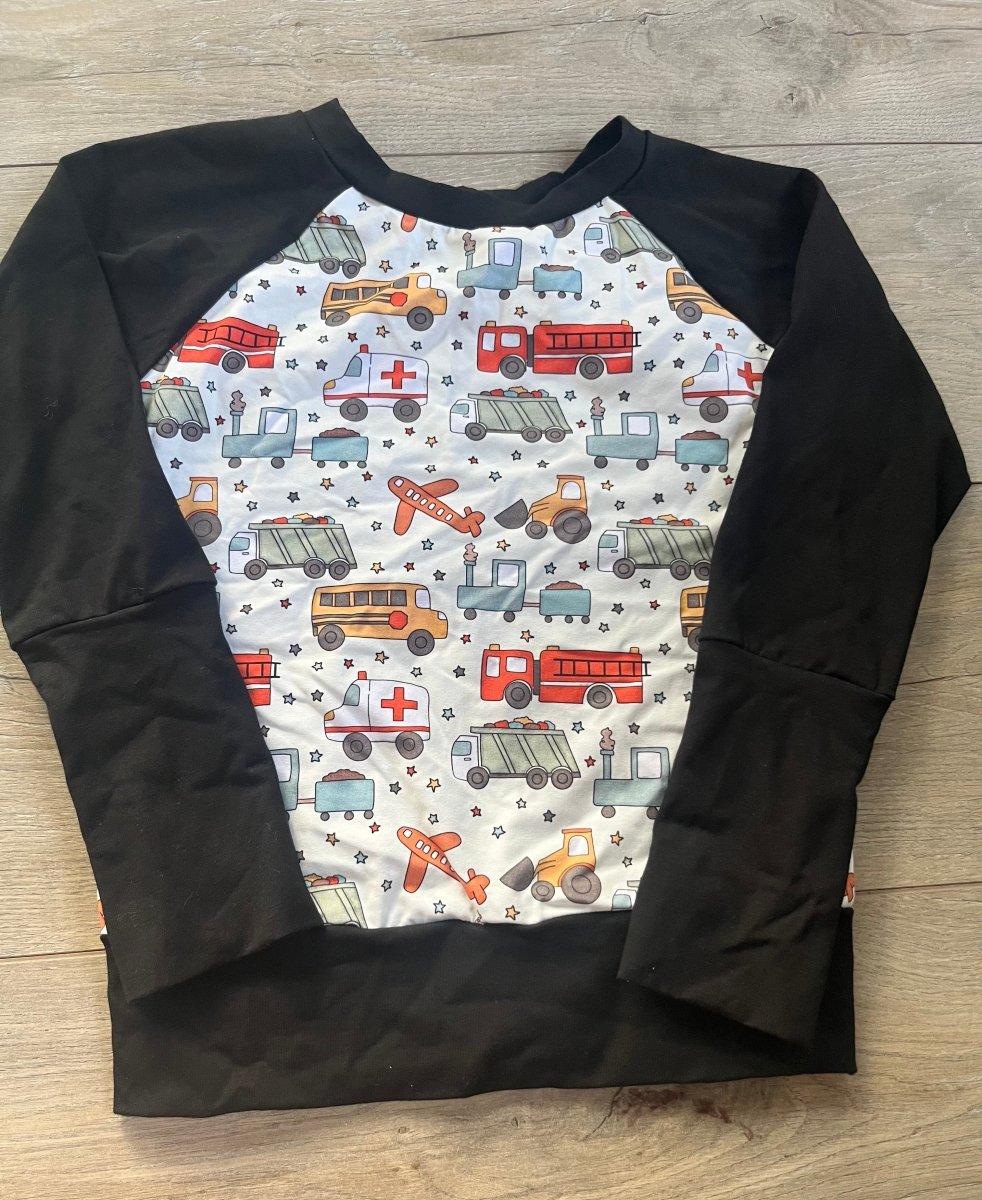 Gro by Zo Grow With Me Shirt – 3-6 Years | Emergency Vehicle Print