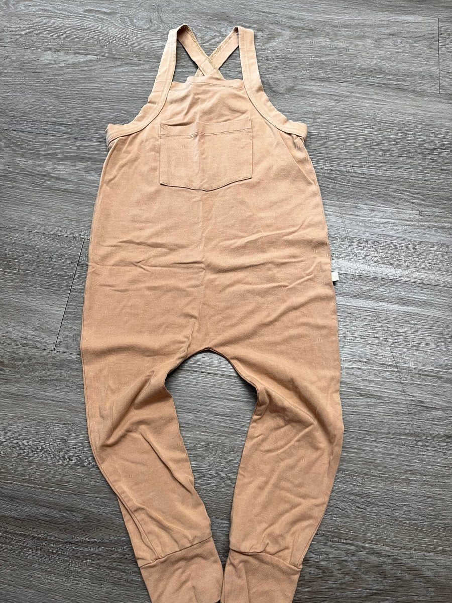 Jax &amp; Lennon Overalls – 2-3 Years | Light Honey Brown - Nest and Sprout-Consignment