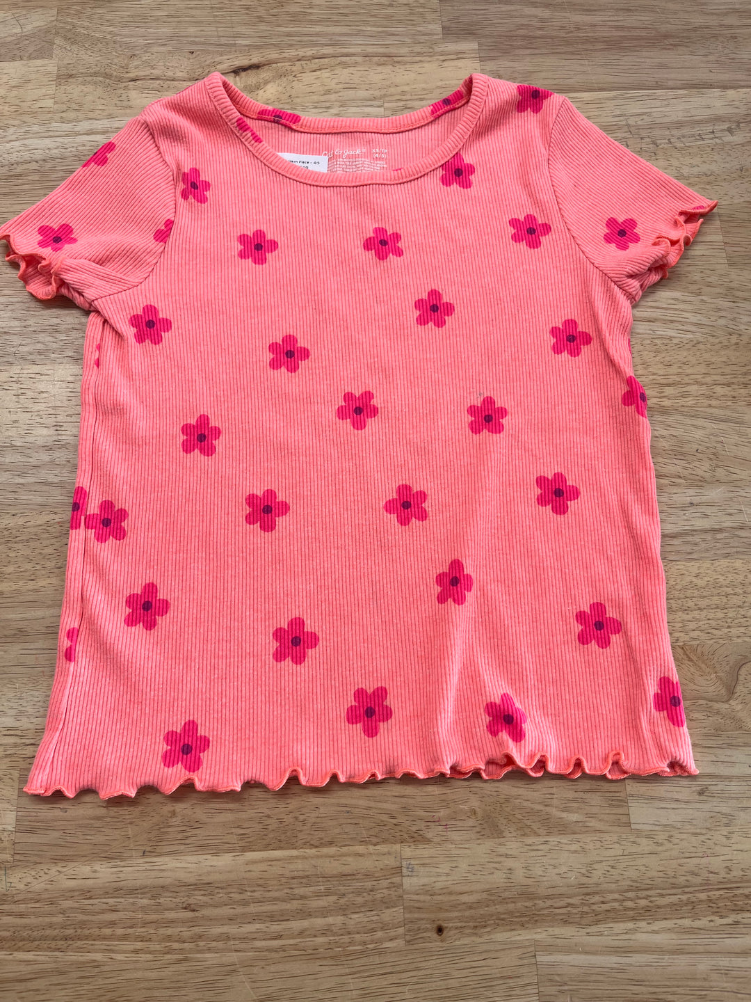 Cat &amp; Jack Orange Ruffle Hem Piece – 4/5