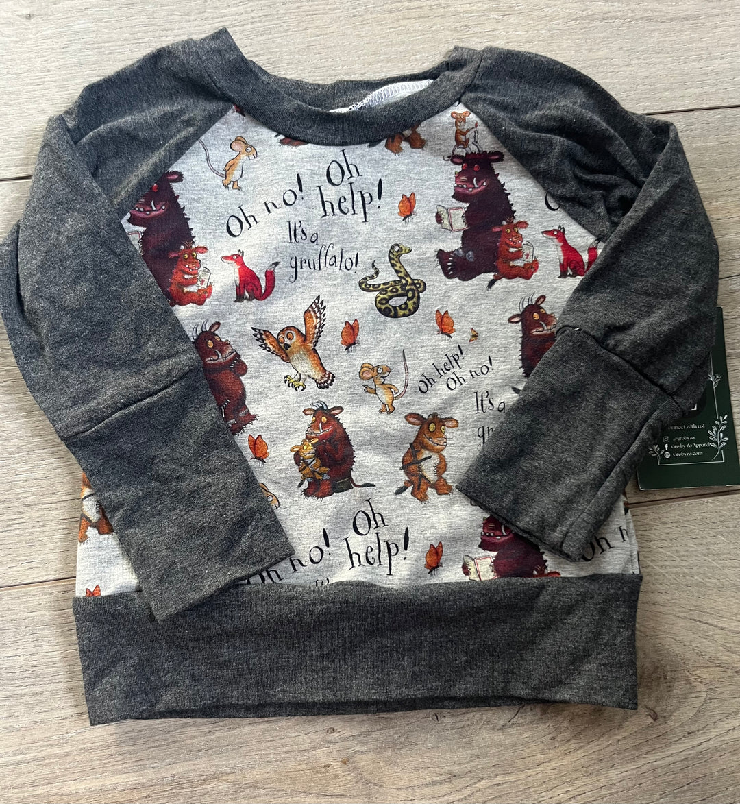 Gro by Zo Grow With Me Shirt – 3-12 Months | Gruffalo Print