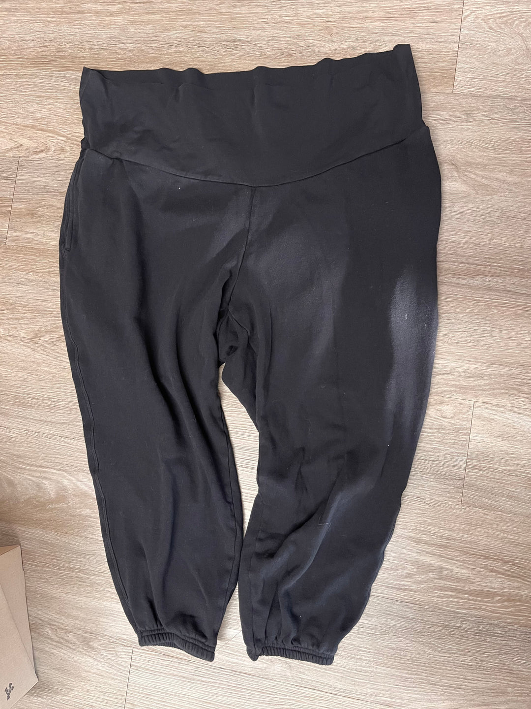 Old Navy Maternity Pants – XXL | Black | Belly Panel | Crop Length