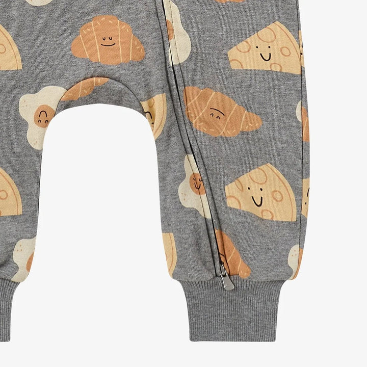 Petite Revery Hooded Romper – Smiley Side Up - Nest and Sprout-Petite Revery