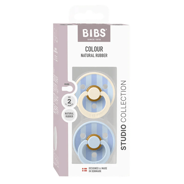 BIBS Pacifier Original COLOUR | Studio | Baby Blue - Nest and Sprout - BIBS