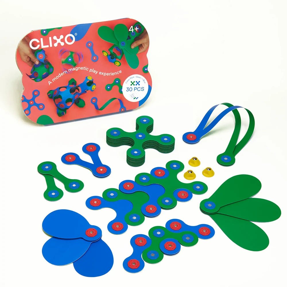 Clixo Crew Pack – Blue/Green (30 pcs)