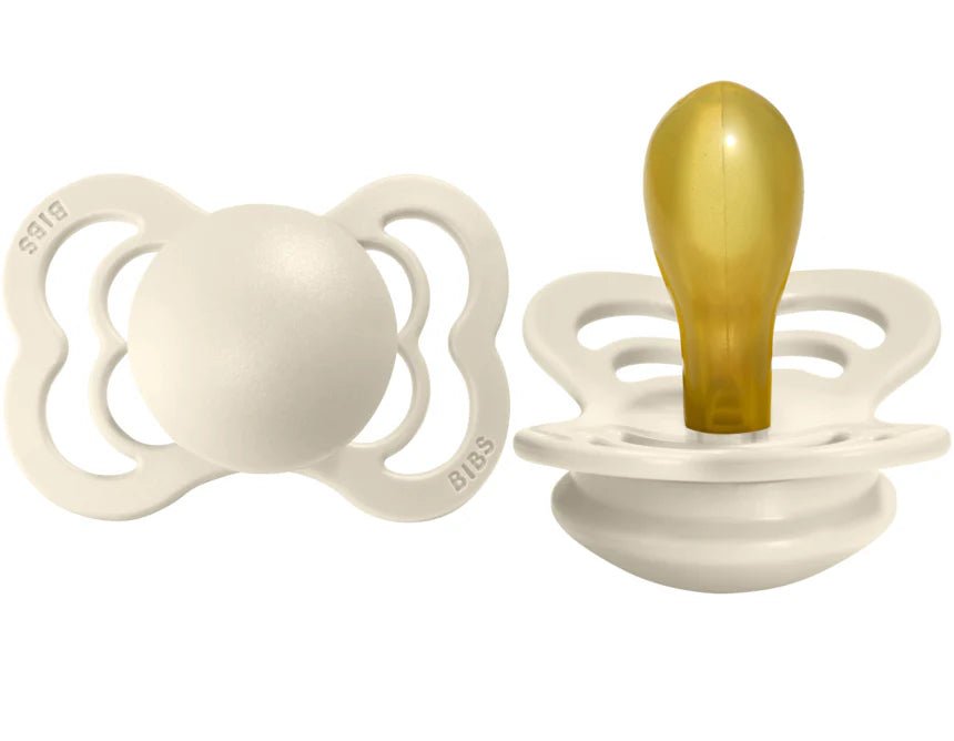 BIBS Pacifier Supreme | Latex Ivory Size 1 - Nest and Sprout - BIBS