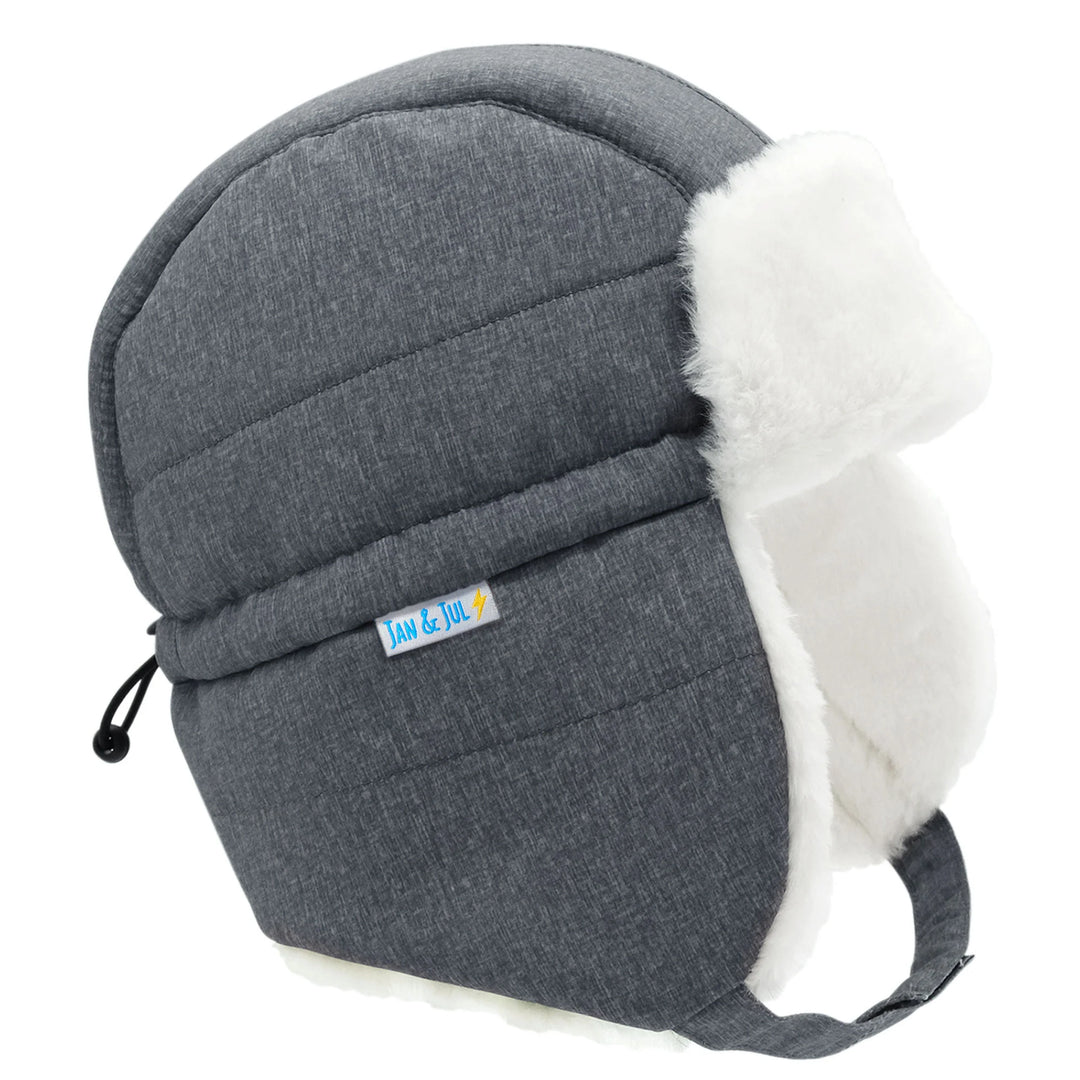Jan & Jul Toasty-Dry Trapper Hat |Heather Grey