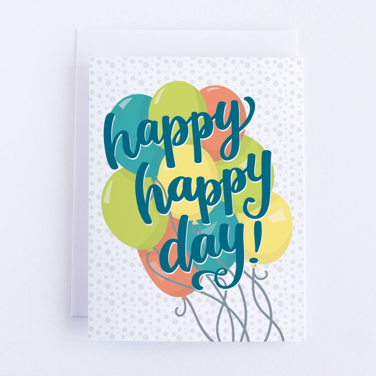 Happy Happy Day Card - Nest and Sprout - Pedaller Designs