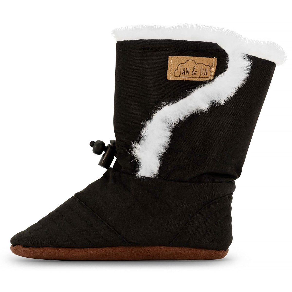 Jan & Jul Stay - Put Winter Booties | Black - Nest and Sprout - Jan & Jul
