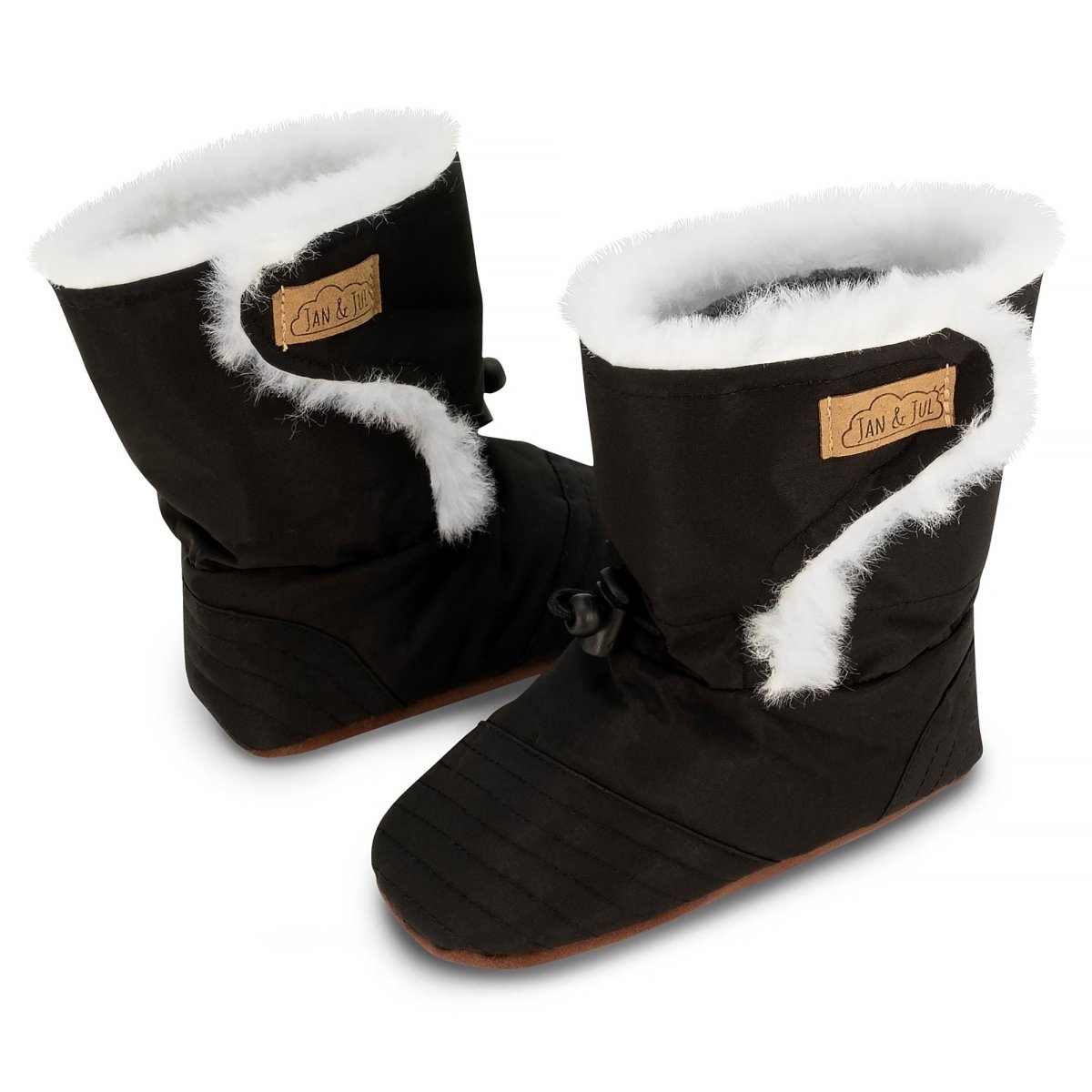 Jan & Jul Stay - Put Winter Booties | Black - Nest and Sprout - Jan & Jul