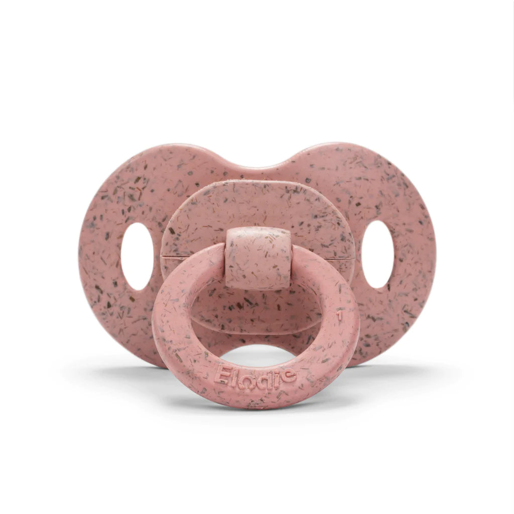 Front View in Pink Elodie Details Silicone Orthodontic Soothe