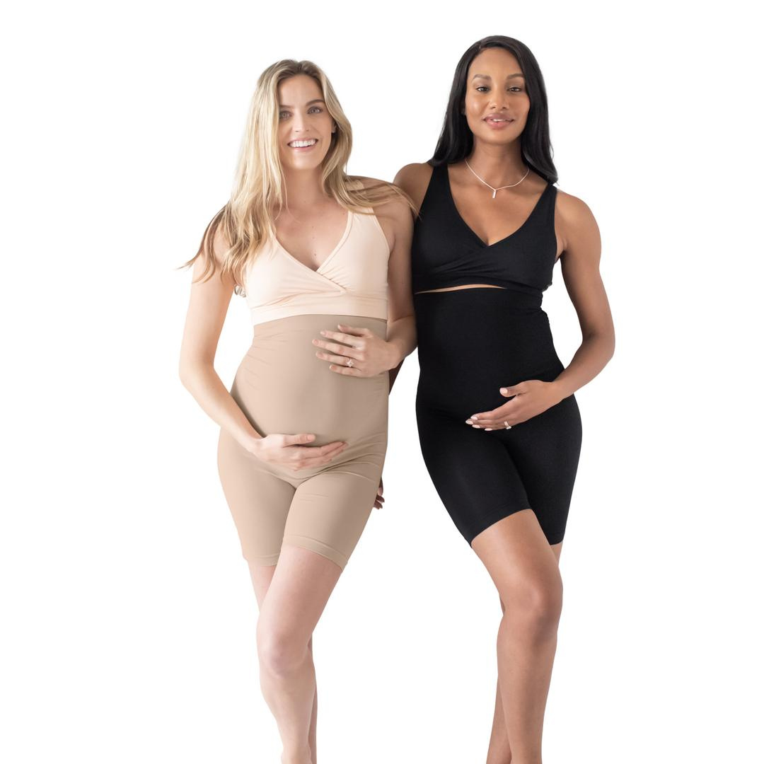 Bamboo Seamless No Rub Maternity Thigh Saver - Beige