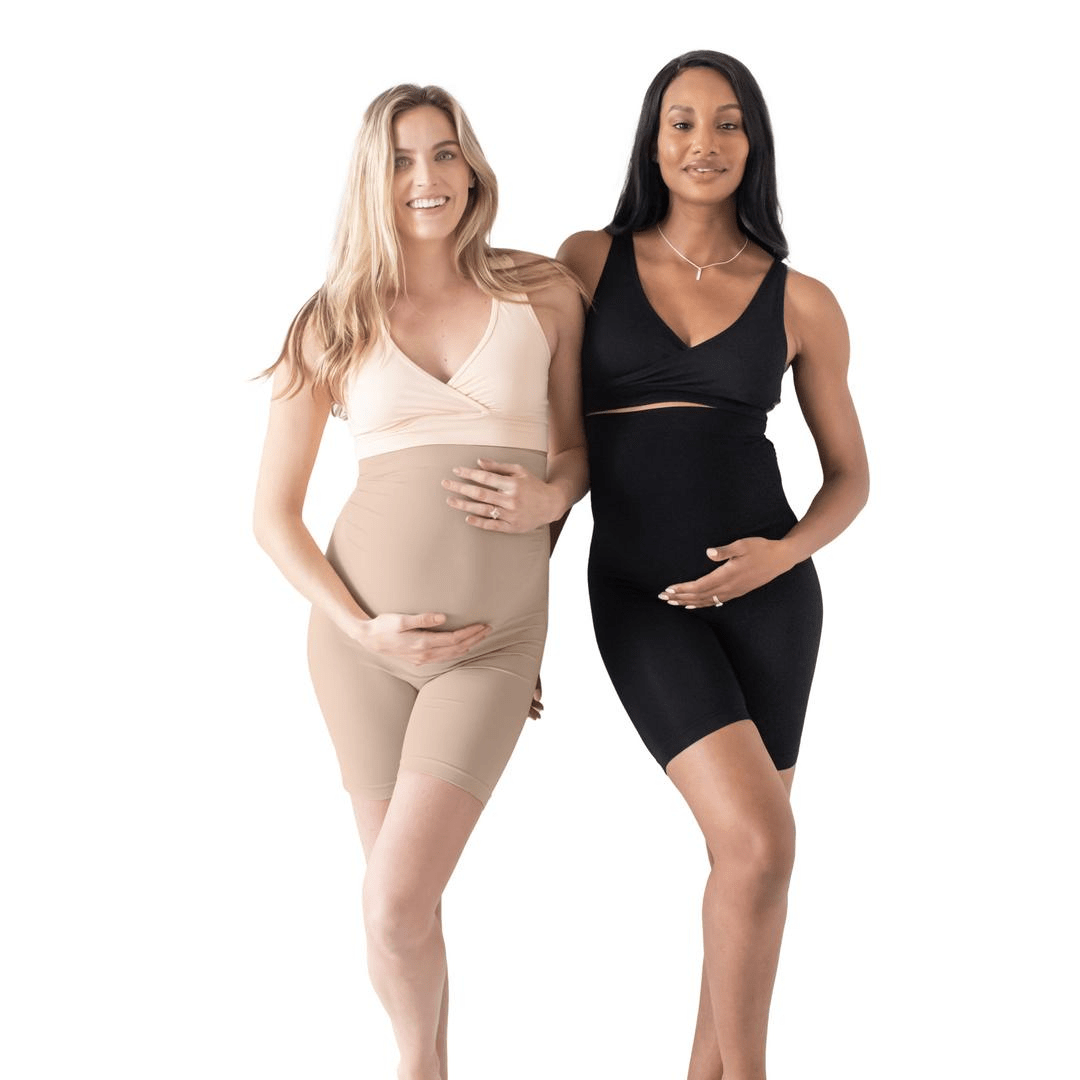 Bamboo Seamless No Rub Maternity Thigh Saver - Black | FINAL SALE - Nest and Sprout - Kindred Bravely