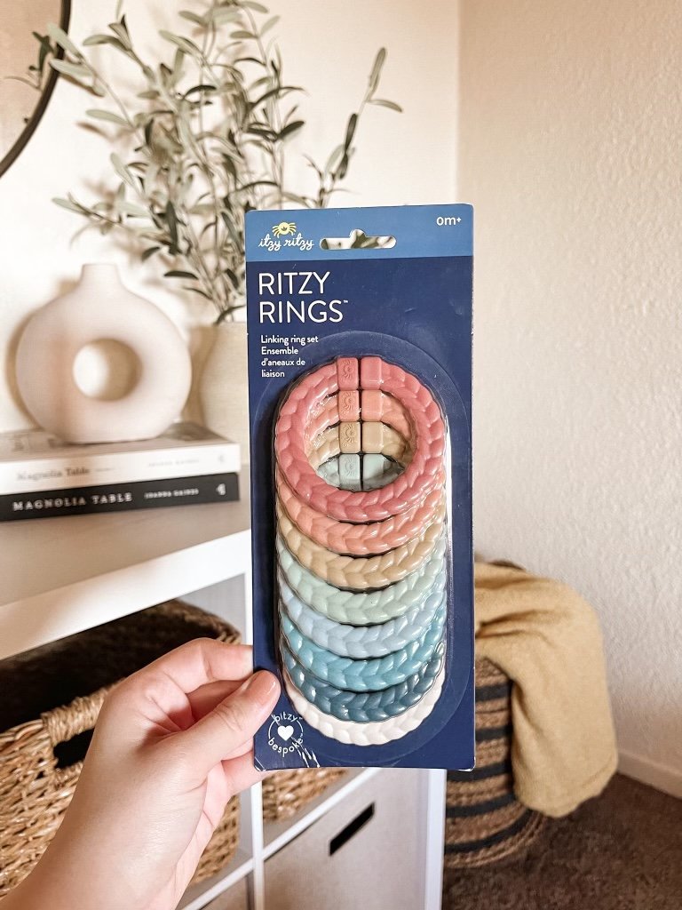 Rainbow Bitzy Bespoke Itzy Rings™ Linking Ring Set