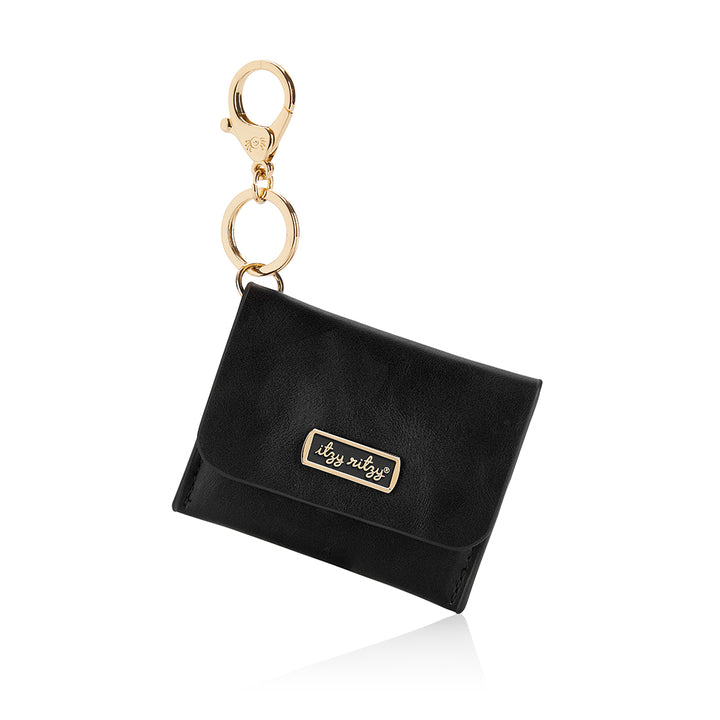 Itzy Mini Wallet™ Card Holder & Key Chain | Black