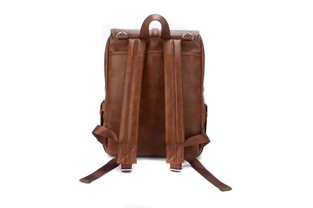 Back straps on the Citi Collective Citi Navigator Diaper Bag | Saddle Brown