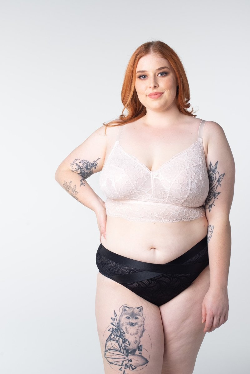 Heroine Nursing Bralette - Nest and Sprout - Hot Milk