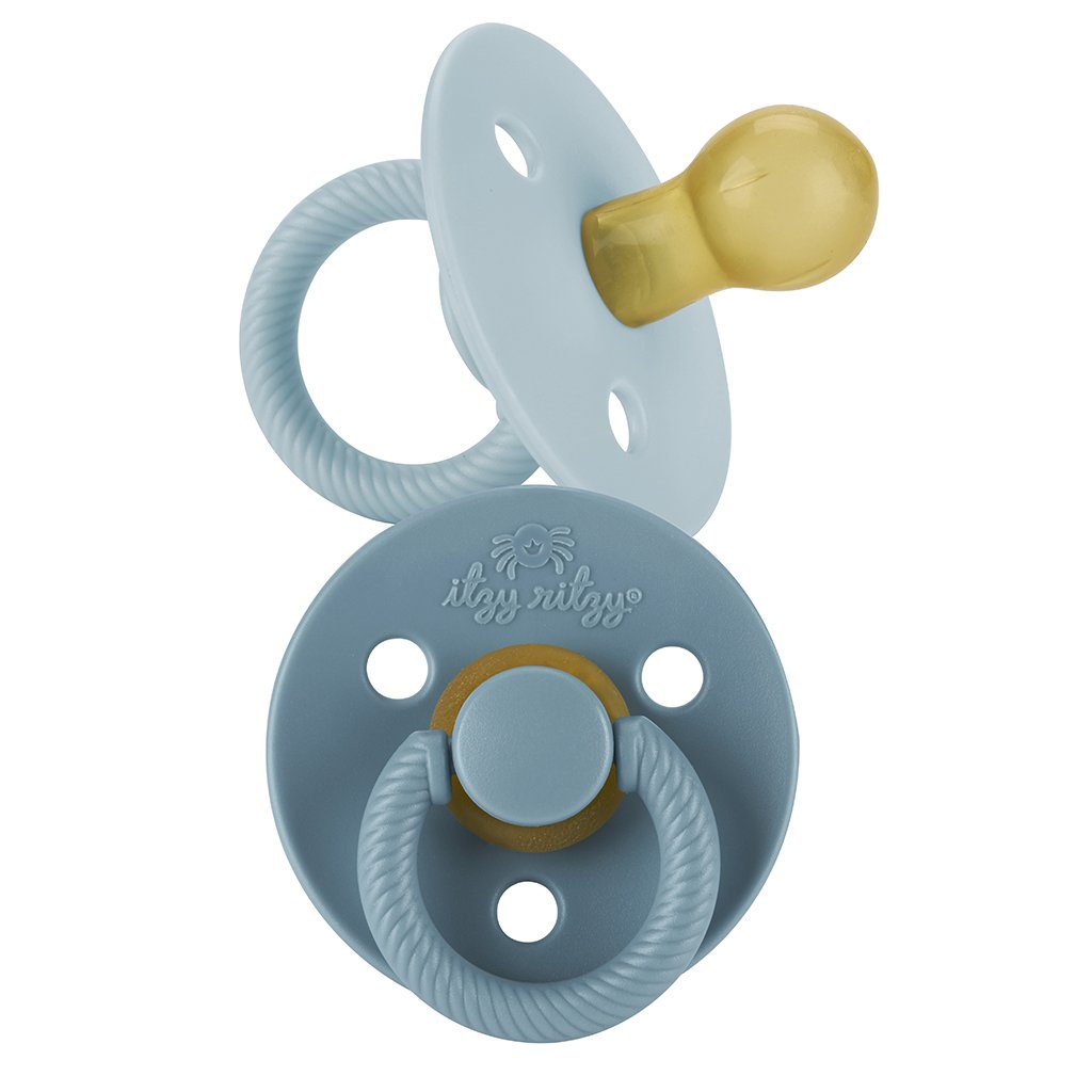 Harbour and coast blue Itzy Soother™ | 2 Pack of Natural Rubber Pacifier