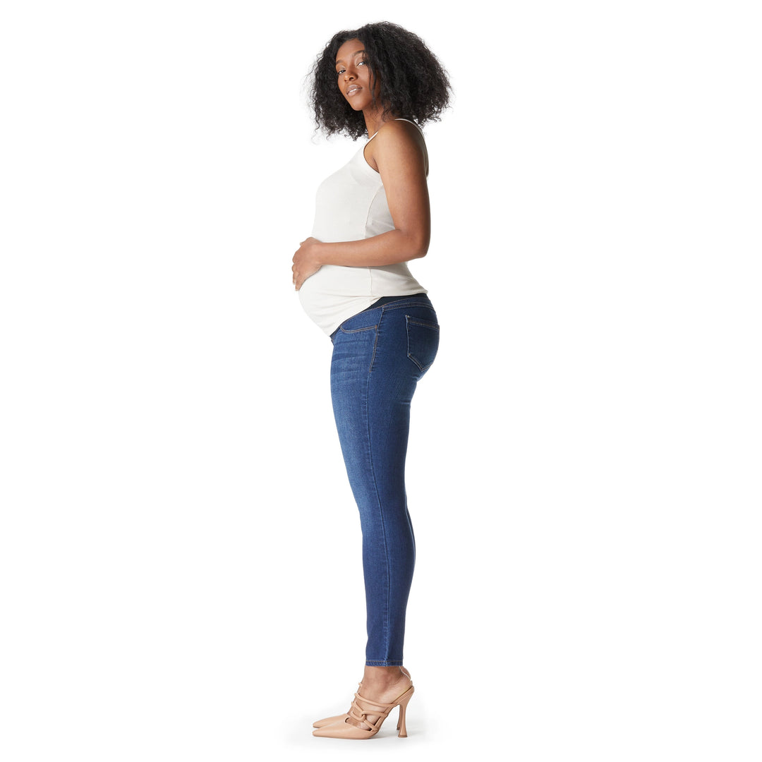 Maternity Skinny Jeans - 28" Indigo Wash