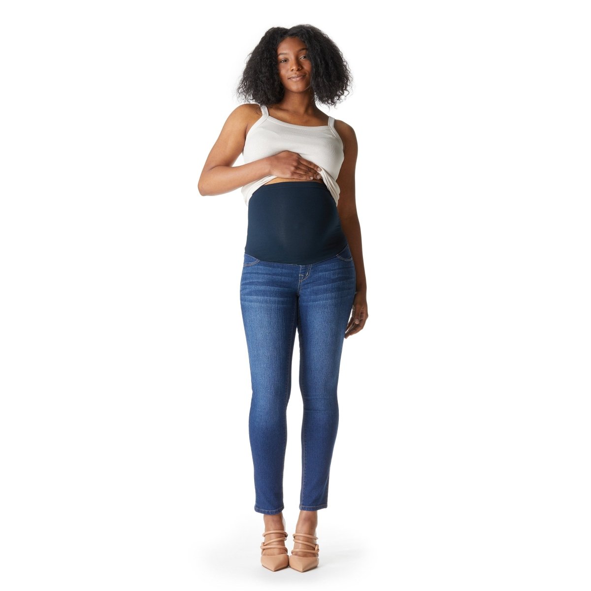 Maternity Skinny Jeans - 28" Indigo Wash Size 25 | FINAL SALE - Nest and Sprout - 1822 Denim