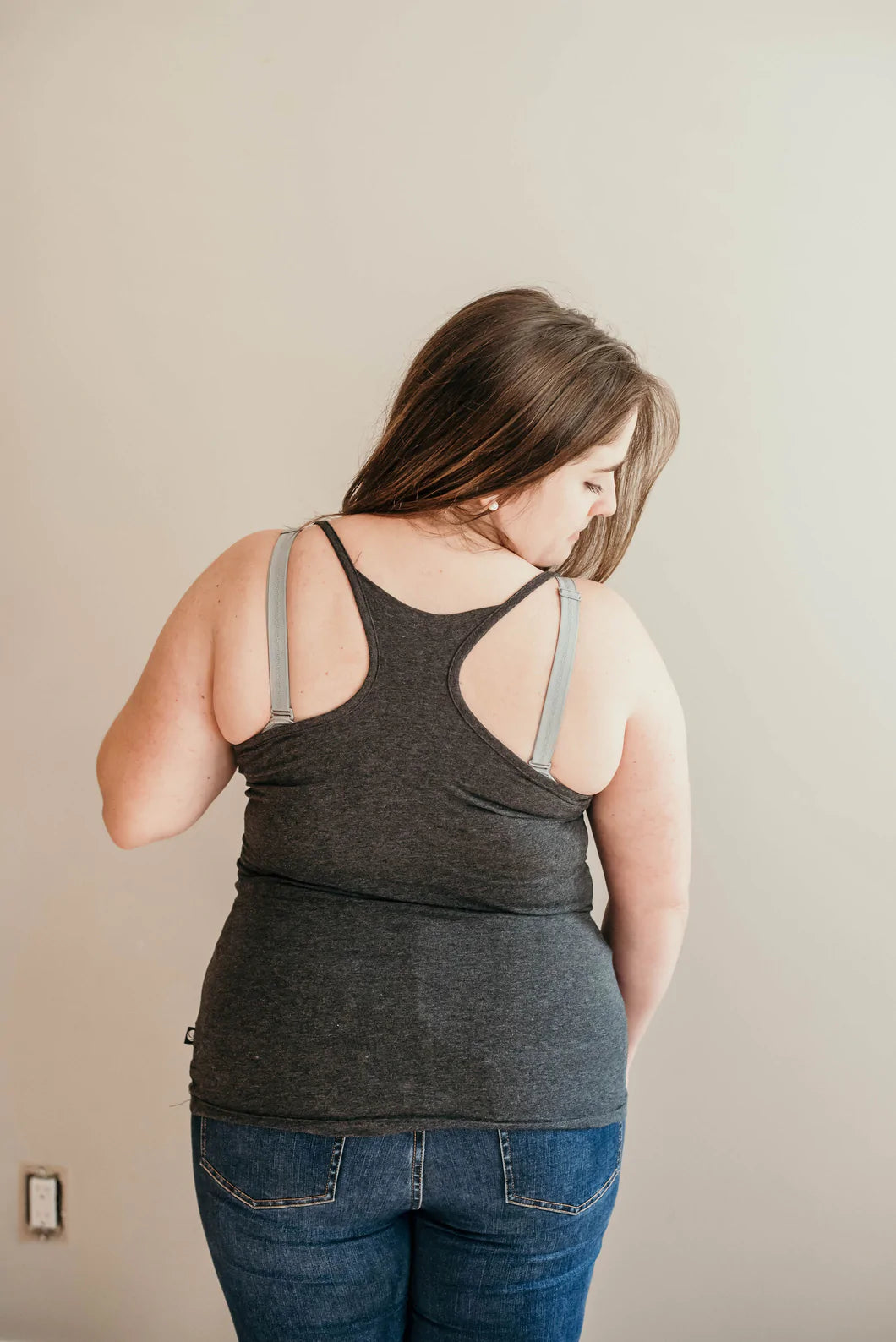 Naked Tank | Cotton | Charcoal Grey