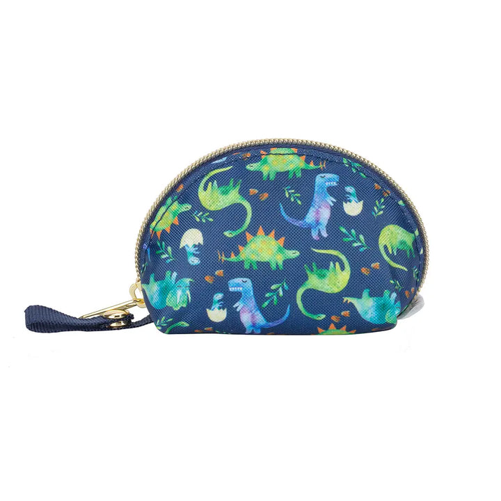 Itzy Ritzy Pacifier Pouch in Dinosaur, front view