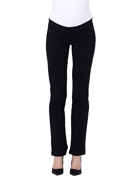 Suzie Super Straight Maternity Pant in Black | Final Sale XS - Nest and Sprout - Ripe