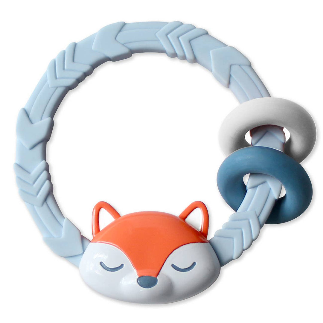 Ritzy Rattle™ | The BEST Rattle and Teething Toy | Blue Fox