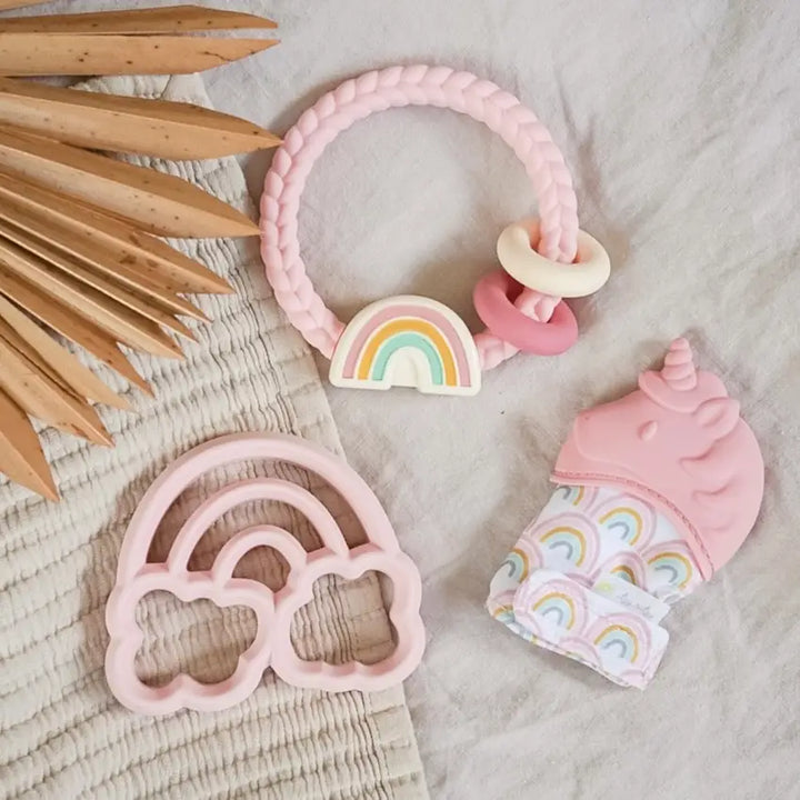 Pink Rainbow Rattle Collection