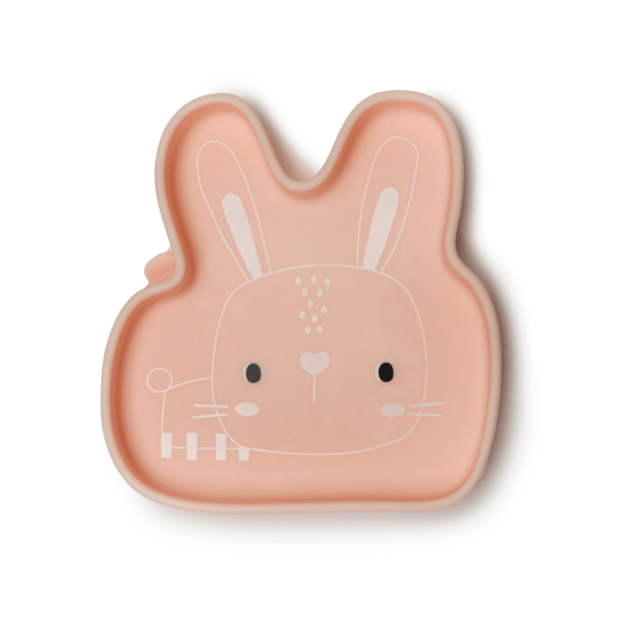 Silicone Snack Plate | Suction | Bunny