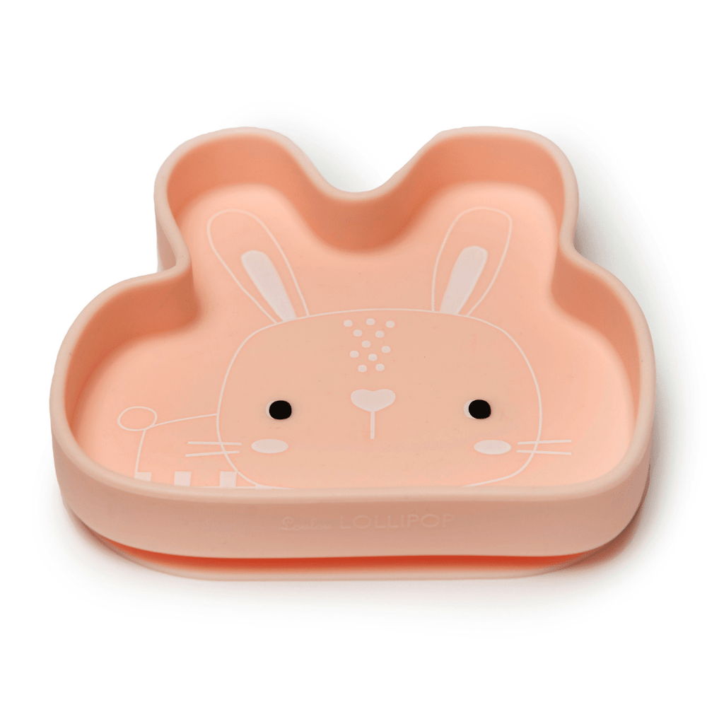 Silicone Snack Plate | Suction | Bunny