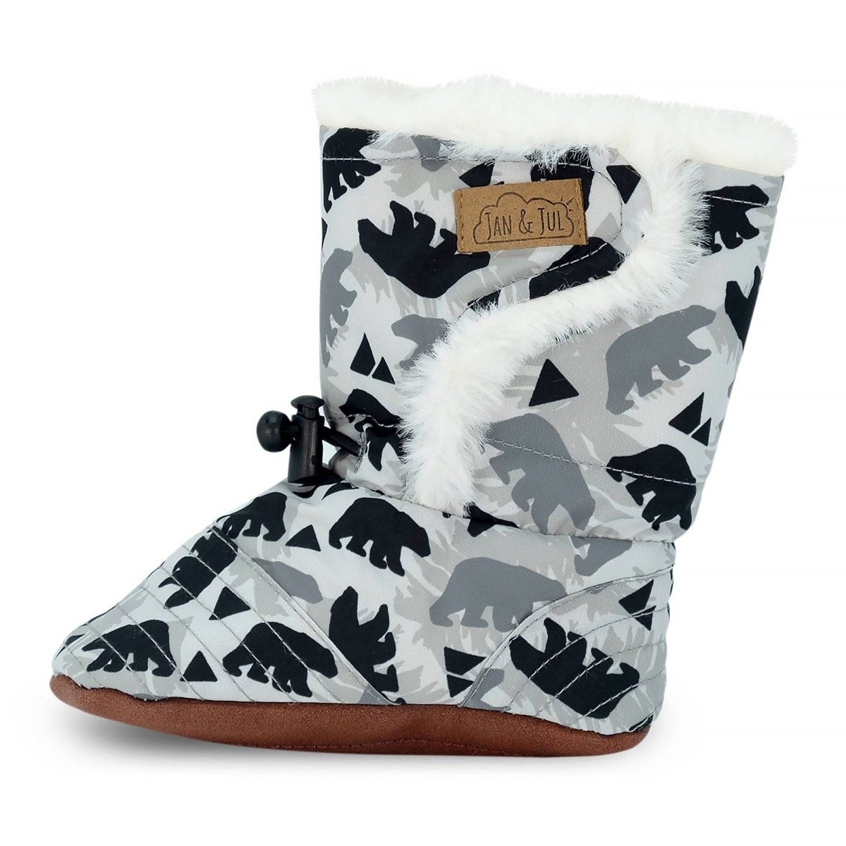 Jan & Jul Stay - Put Winter Booties | Bear - Nest and Sprout - Jan & Jul
