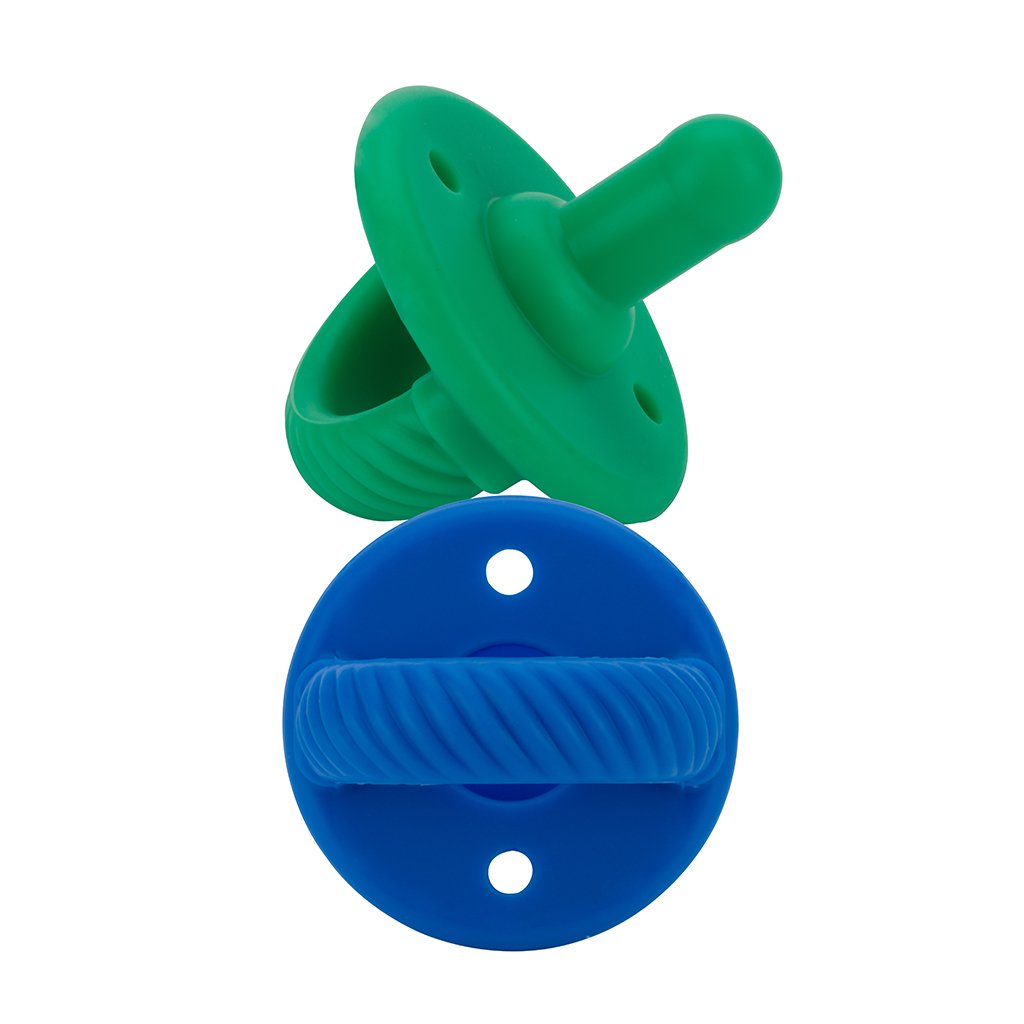 hero blue Sweetie Soother™ | 2 Pack of Silicone Soothers from Itzy Ritzy