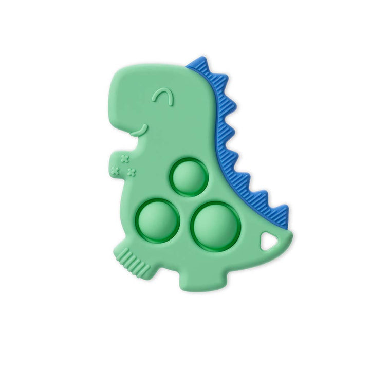 Green Dino The Itzy Pop™ | Sensory Popper and Teething Toy