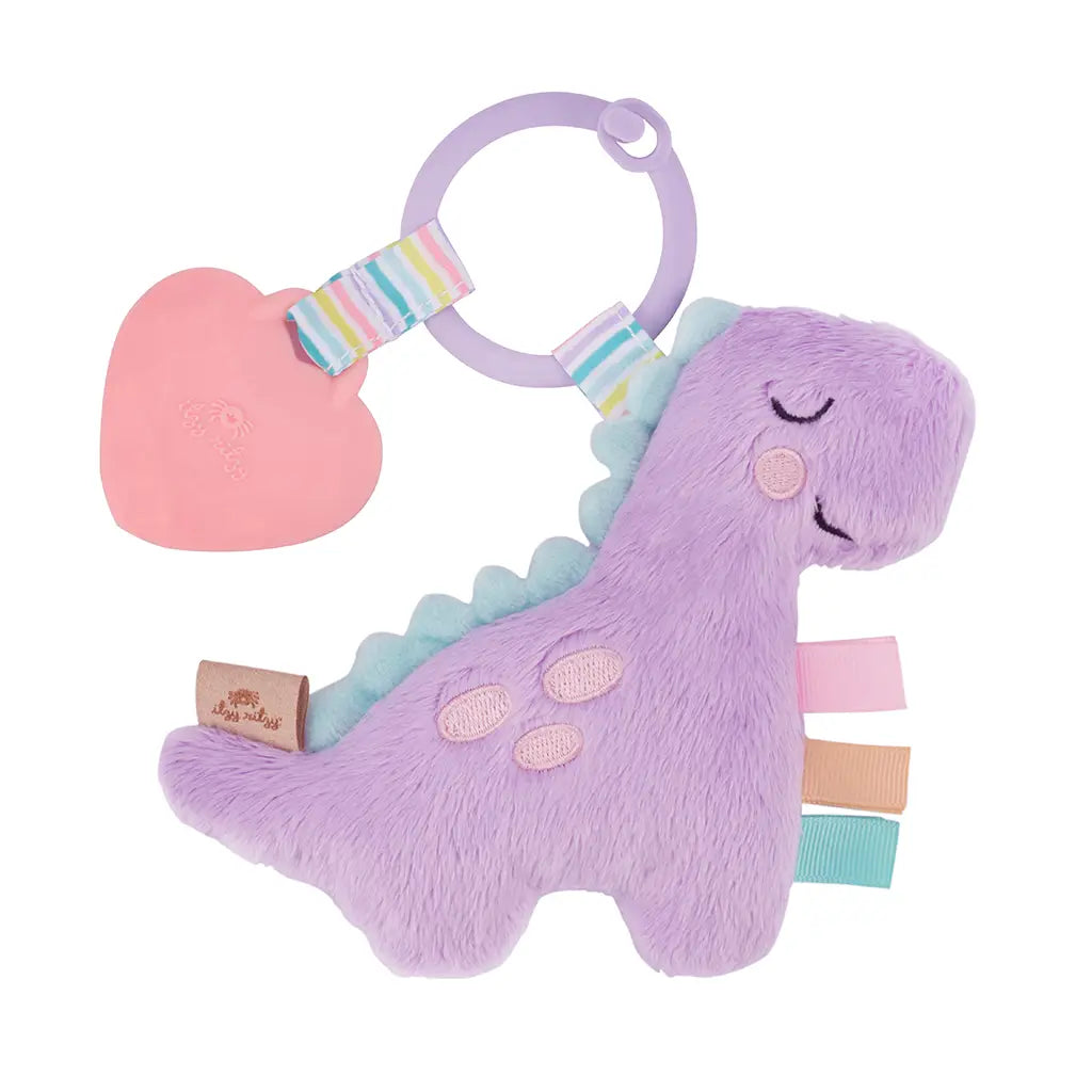 Lilac Dinosaur Itzy Pal™ Infant Toy | Teether & Lovey