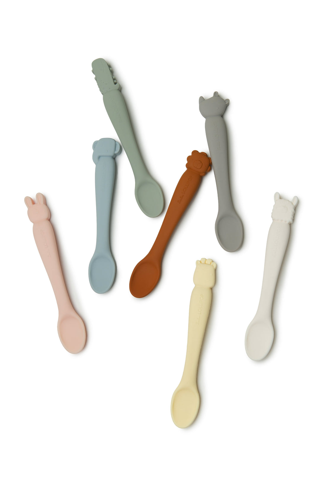 Collection Silicone Infant Feeding Spoon from LouLou Lollipop