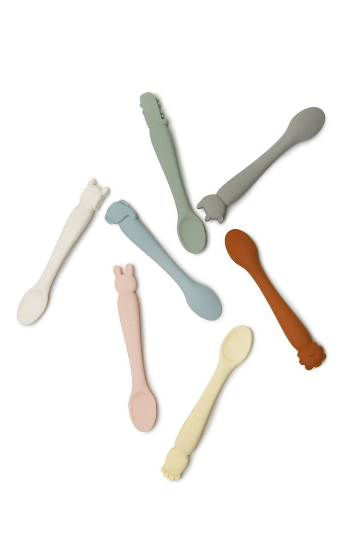Collection Silicone Infant Feeding Spoon from LouLou Lollipop