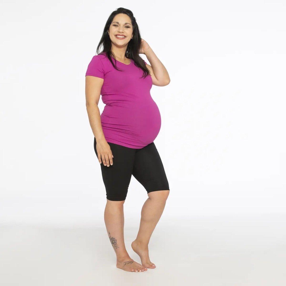 Maternity Bike Short - Black XS | FINAL SALE - Nest and Sprout - Atelier Veronique B