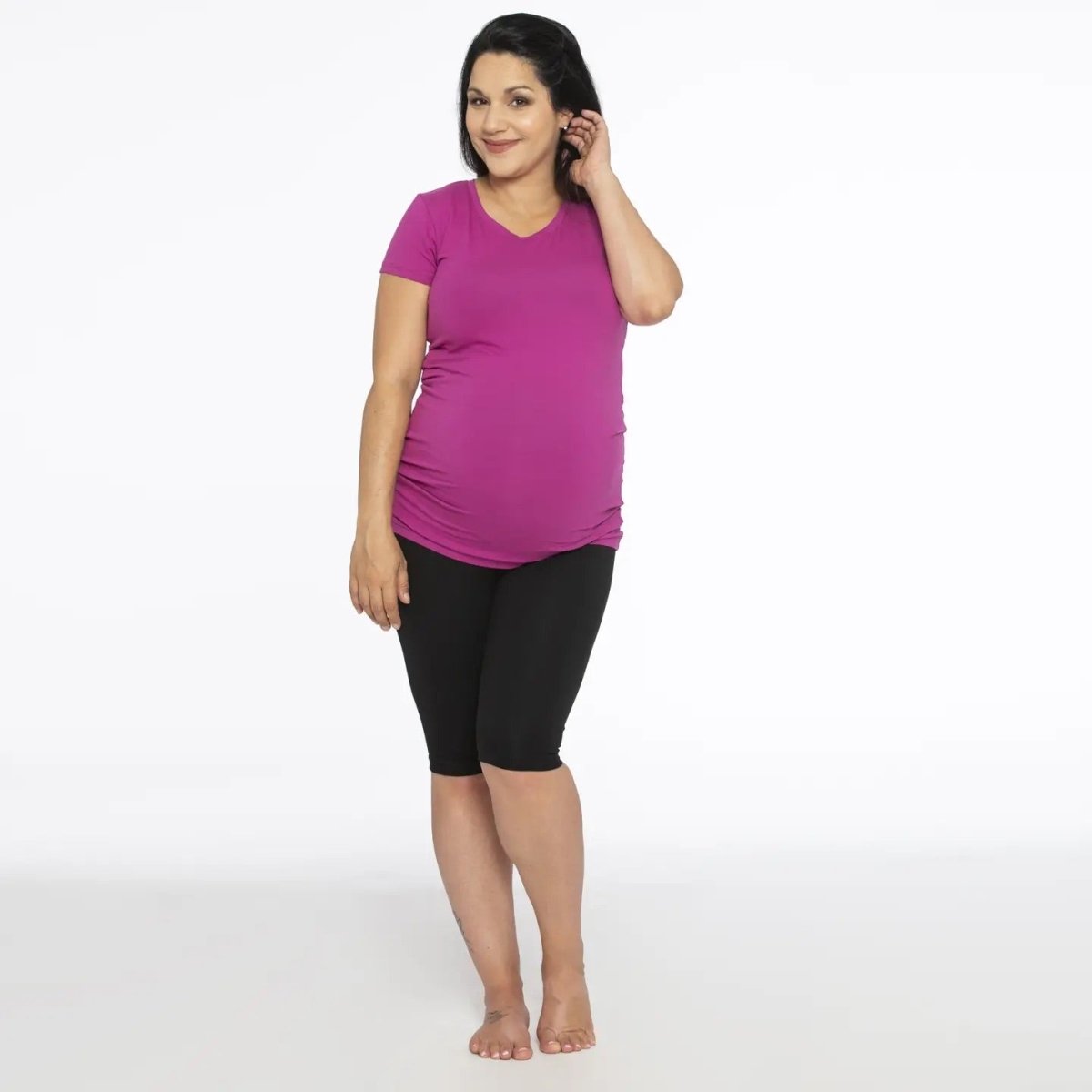Maternity Bike Short - Black XS | FINAL SALE - Nest and Sprout - Atelier Veronique B