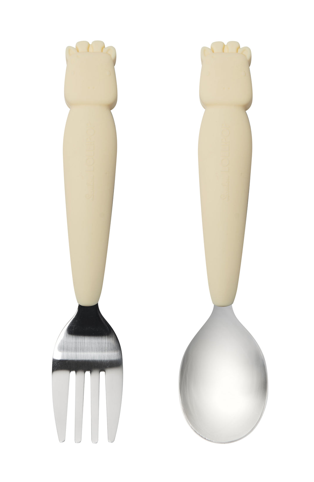 LouLou Lollipop Big Kid's Silicone Spoon/Fork Set