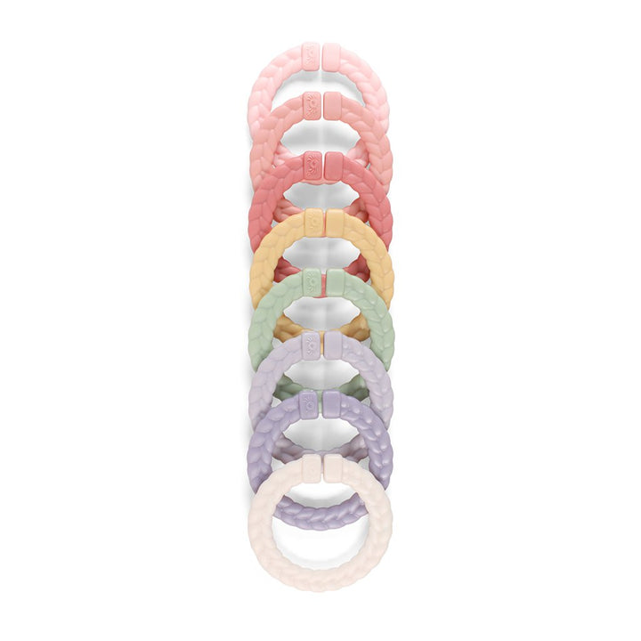 Pastel rainbow Bitzy Bespoke Itzy Rings™ Linking Ring Set