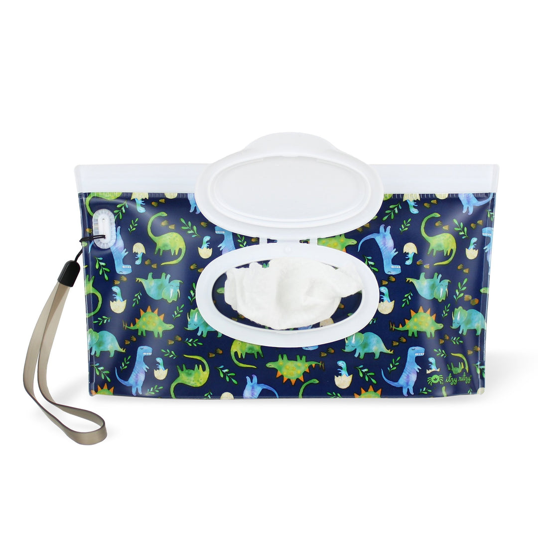 Blue Dino Take and Travel™ Pouch Reusable Wipes Cases