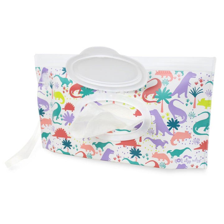 Darling Dinos Take and Travel™ Pouch Reusable Wipes Cases